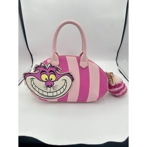 Loungefly Pink Cheshire Cat Crossbody Bag
